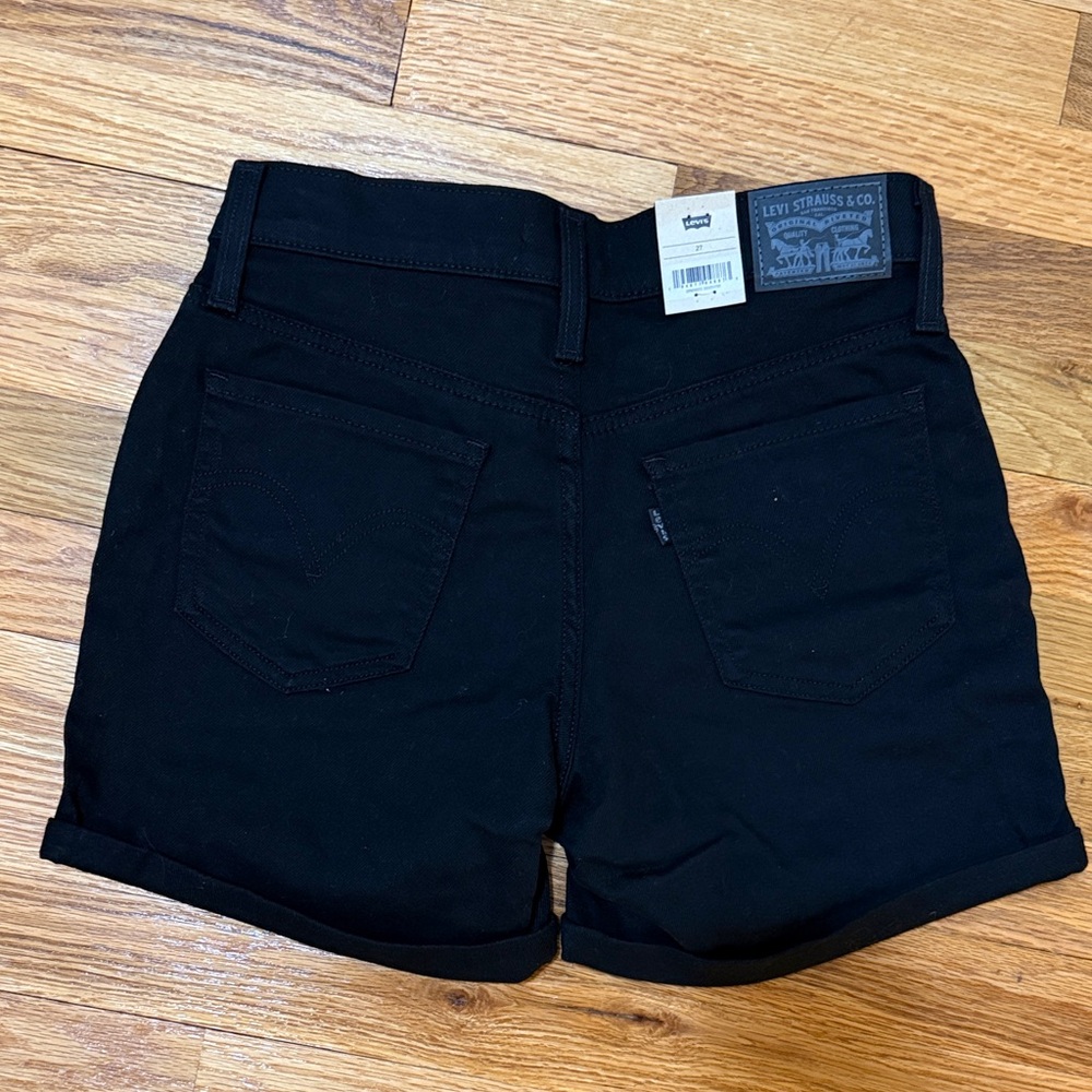 Levi's Women's Black Jean Shorts - Picture 9 of 9
